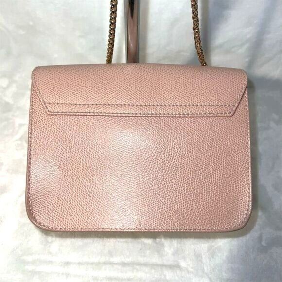 Furla Metropolis Mini Pink Leather Crossbody Bag Women's Chic Accessory - Picture 4 of 13